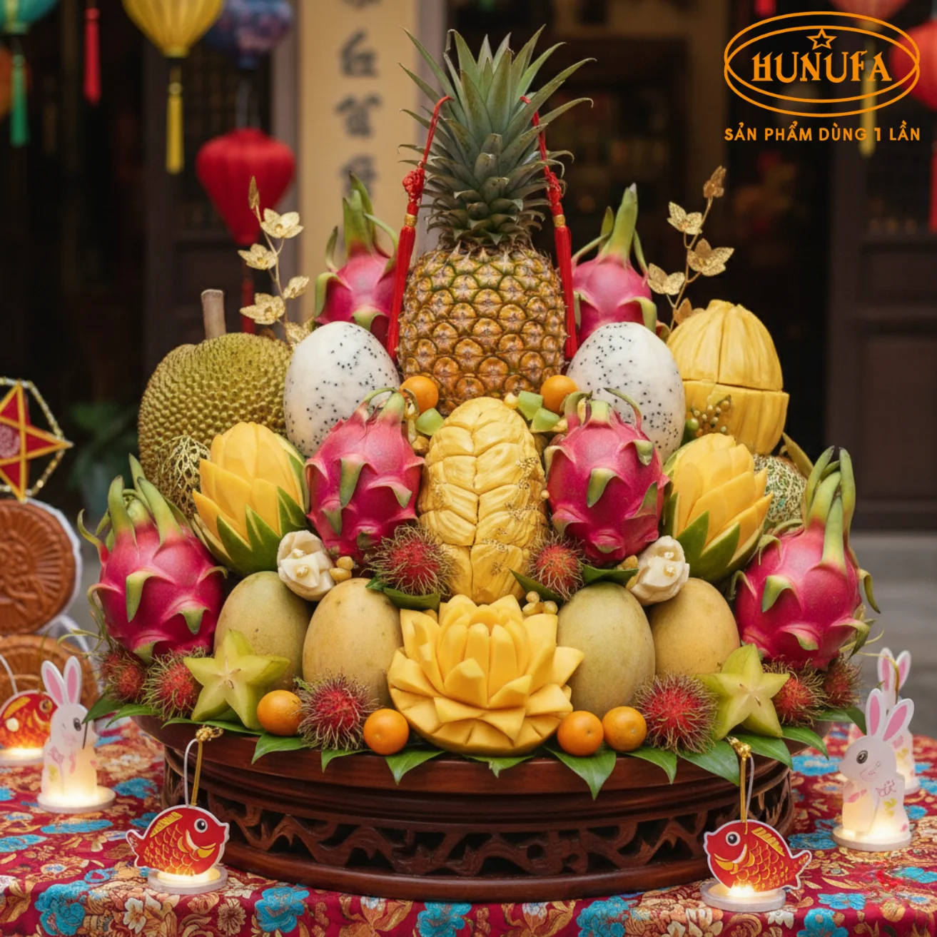 Hình ảnh mâm ngũ quả Trung Thu