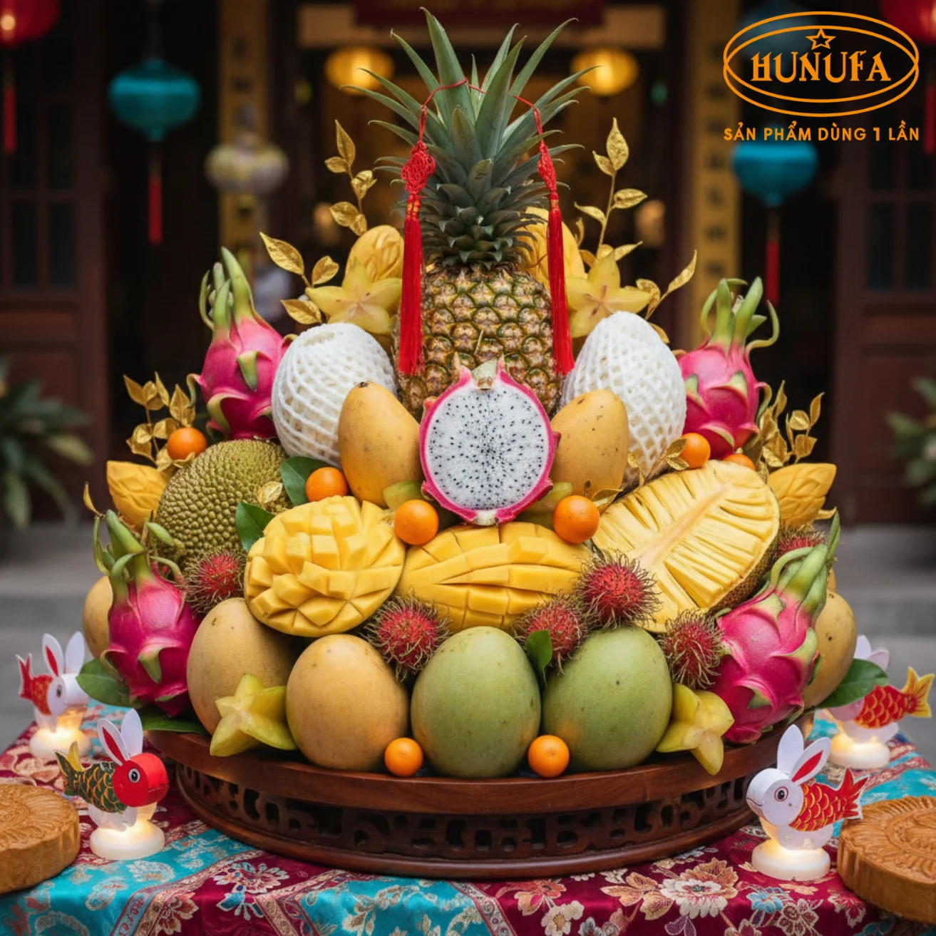 Hình ảnh mâm ngũ quả Trung Thu