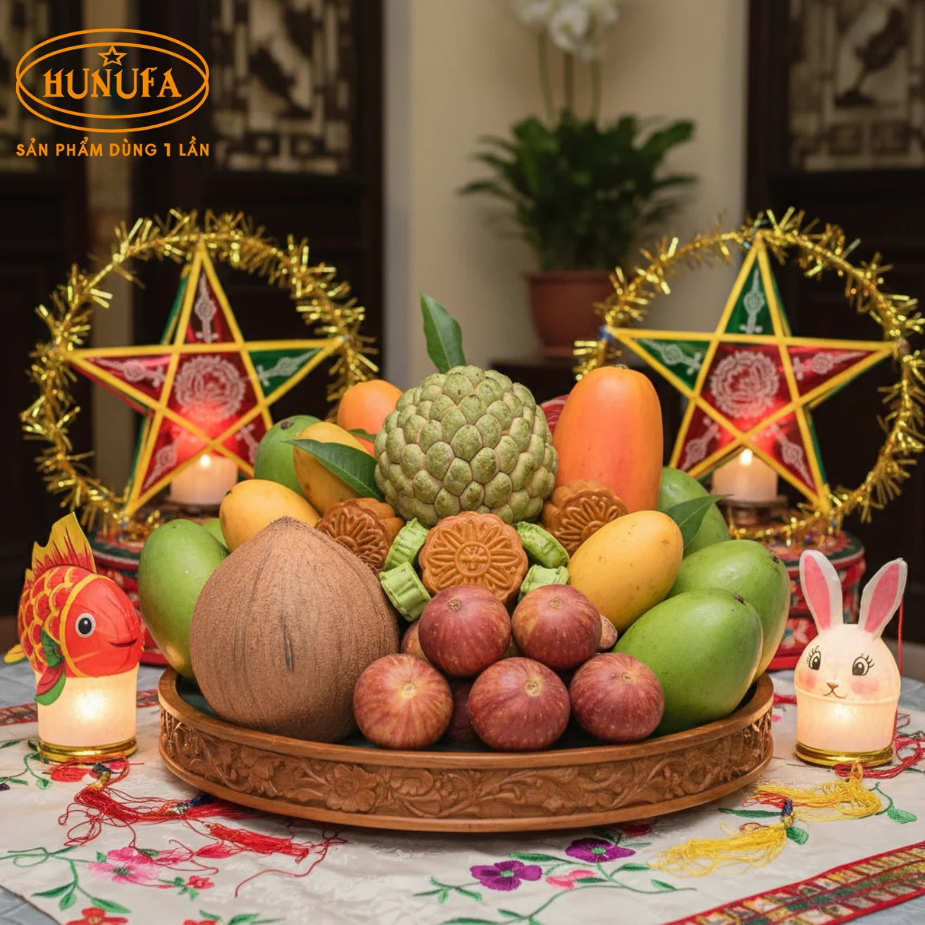 Hình ảnh mâm ngũ quả Trung Thu