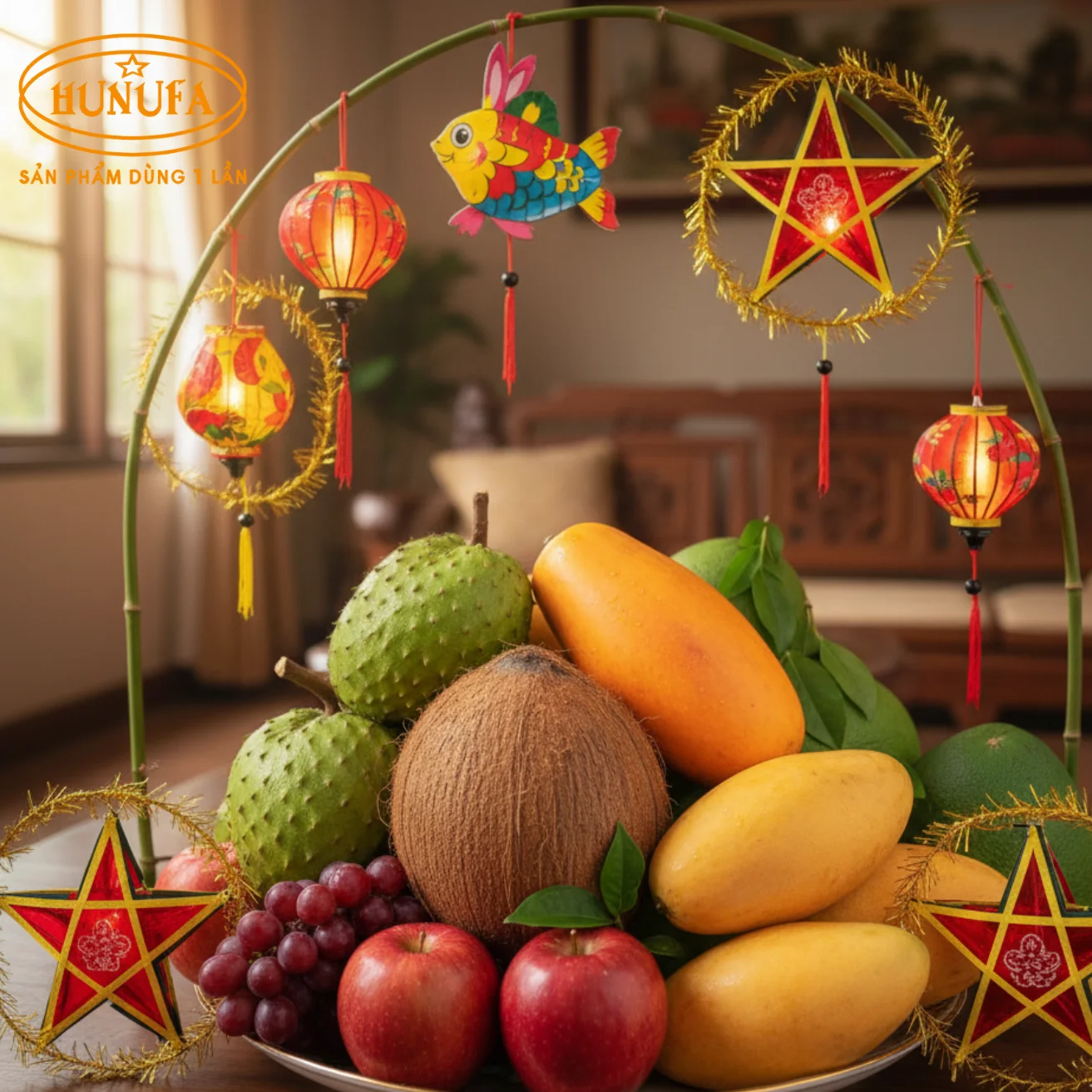 Hình ảnh mâm ngũ quả Trung Thu