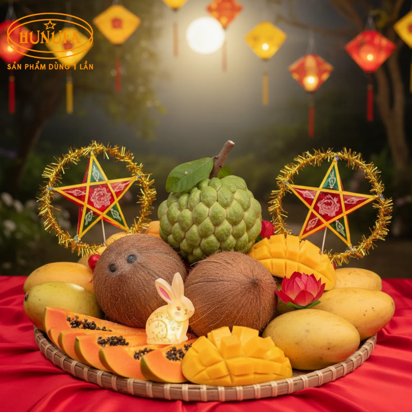 Hình ảnh mâm ngũ quả Trung Thu