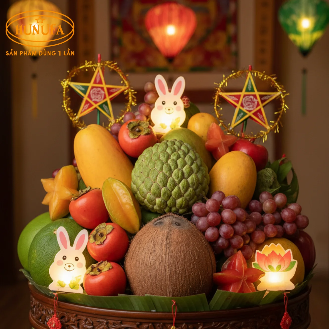 Hình ảnh mâm ngũ quả Trung Thu