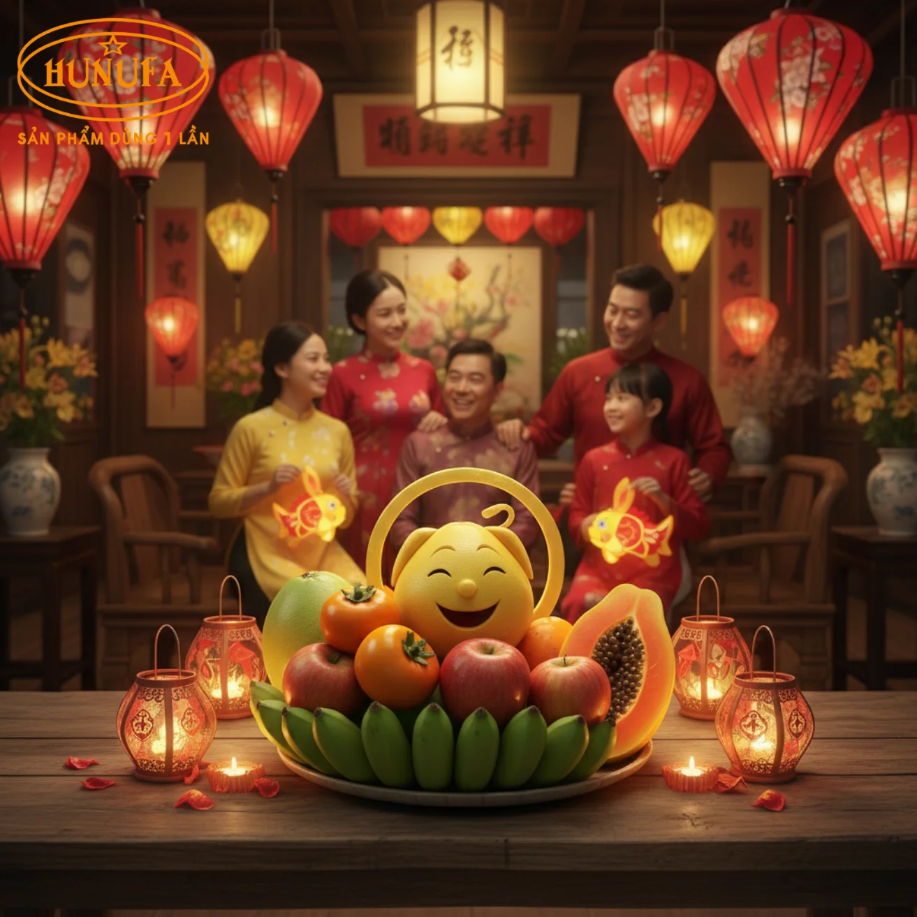 Hình ảnh mâm ngũ quả Trung Thu