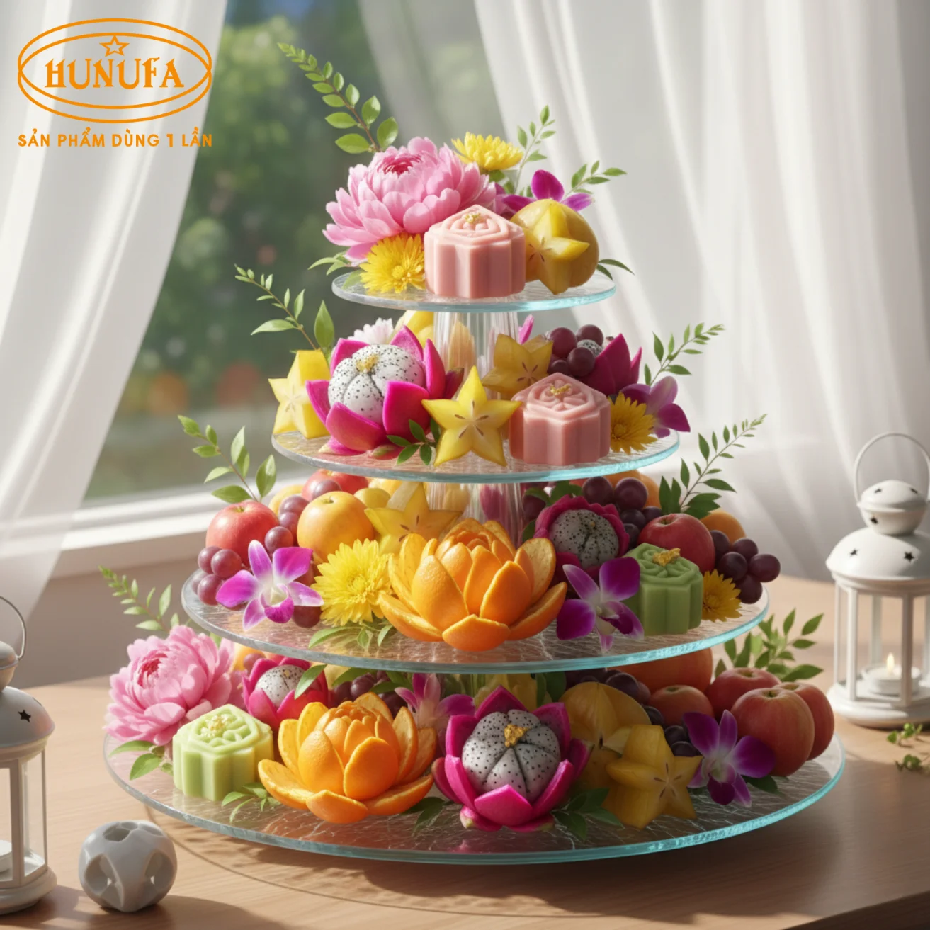 Hình ảnh mâm ngũ quả Trung Thu