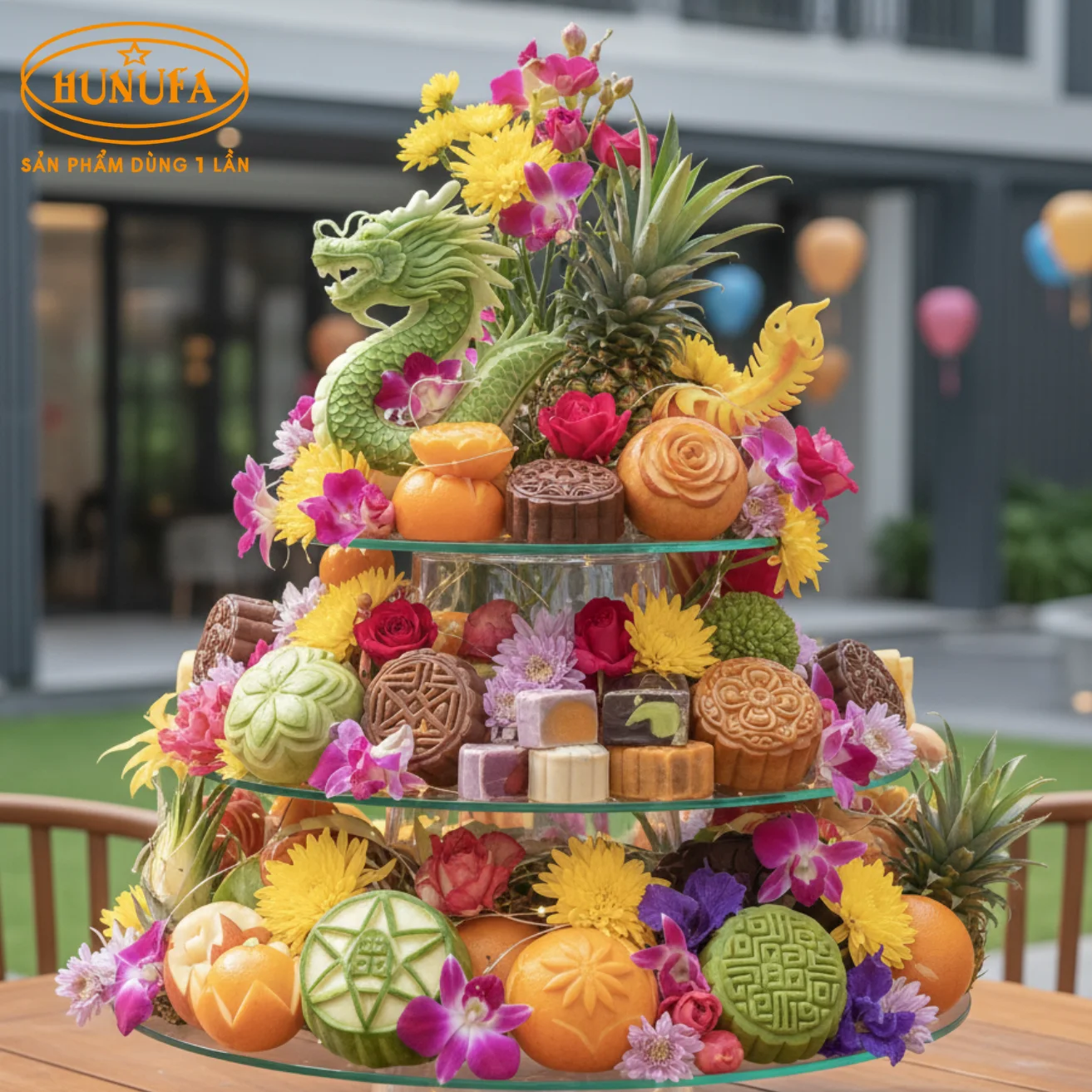 Hình ảnh mâm ngũ quả Trung Thu