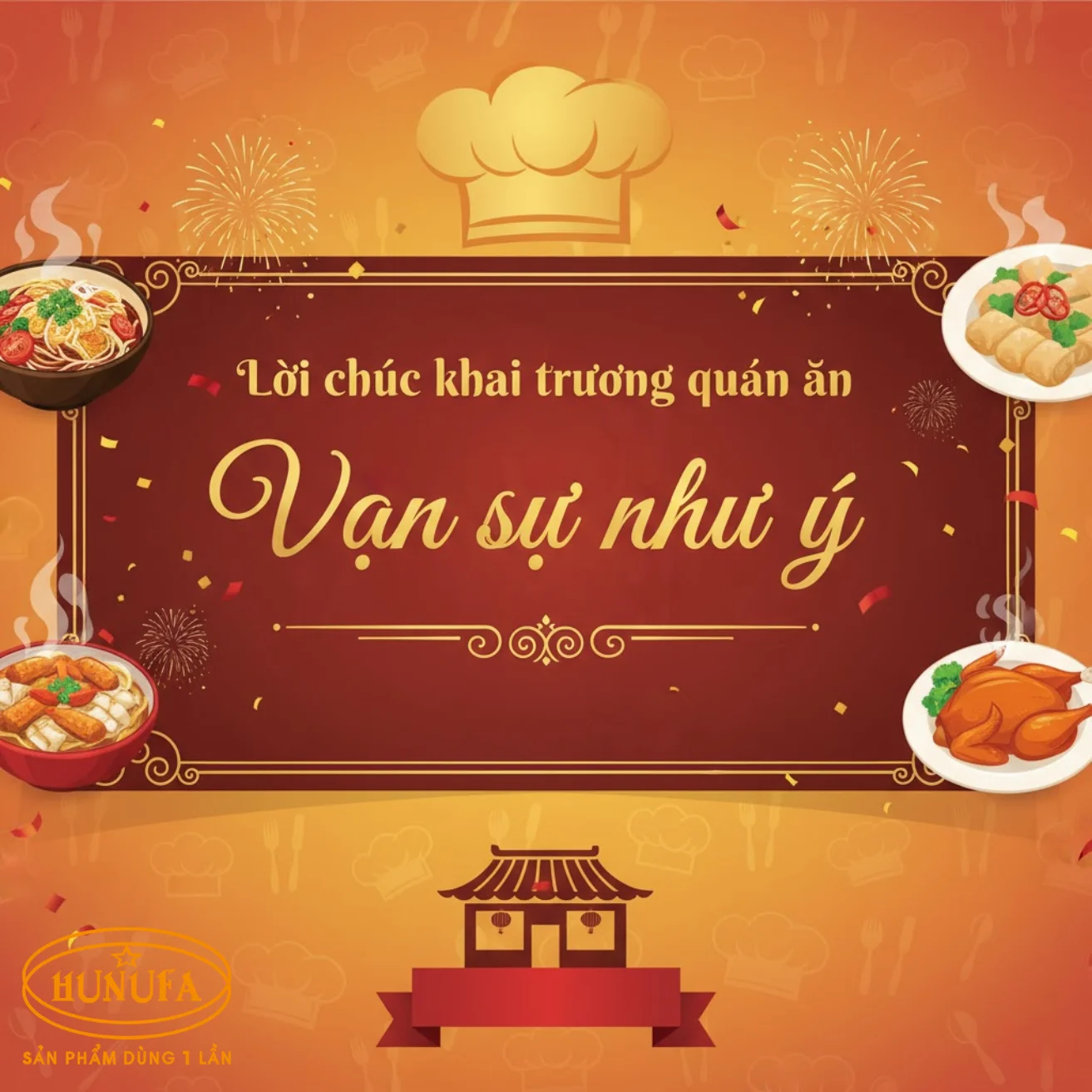 Lời chúc khai trương quán ăn