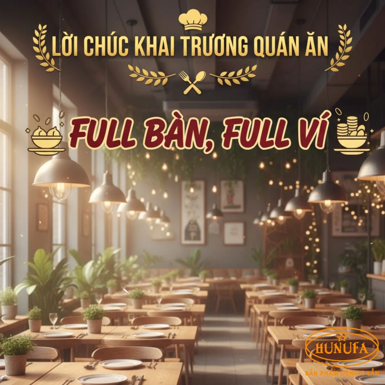 Lời chúc khai trương quán ăn