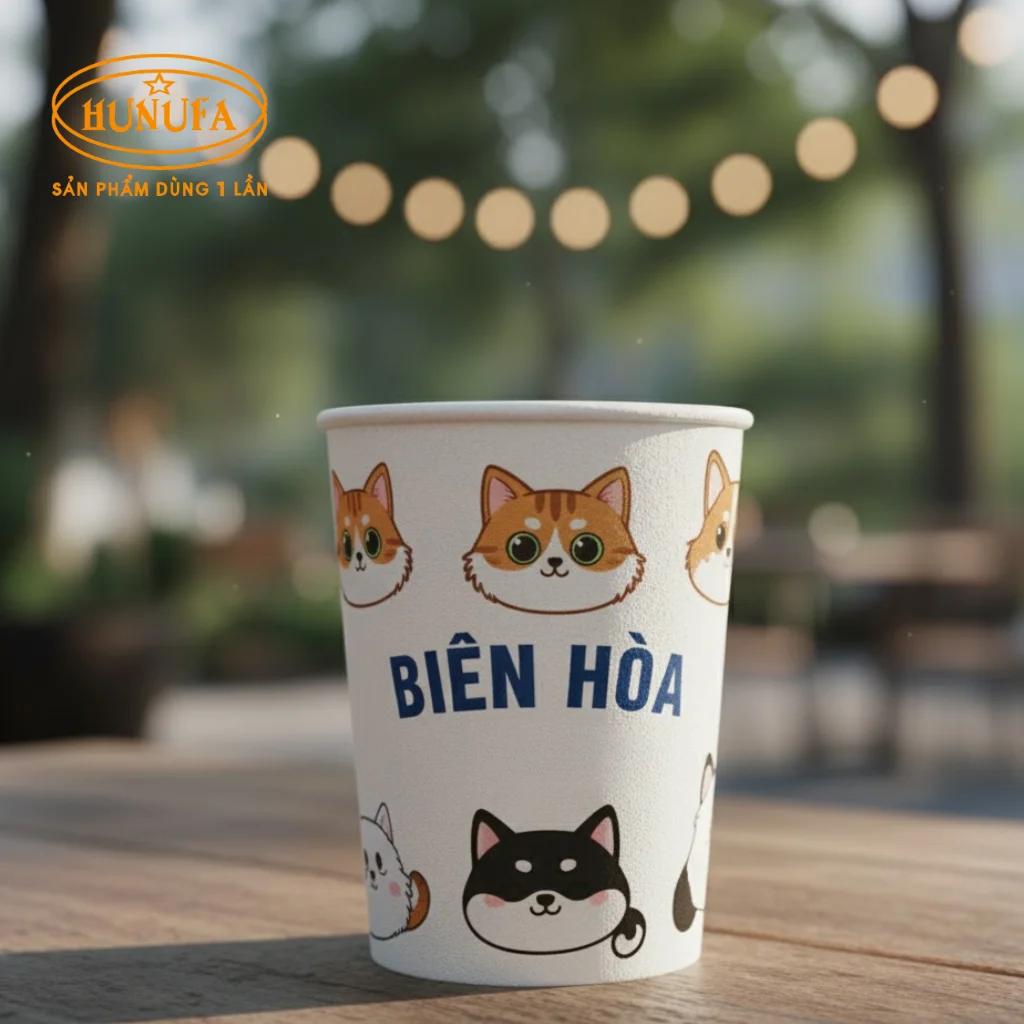 Ly giấy Biên Hòa và địa chỉ in ấn ly giấy giá rẻ, uy tín