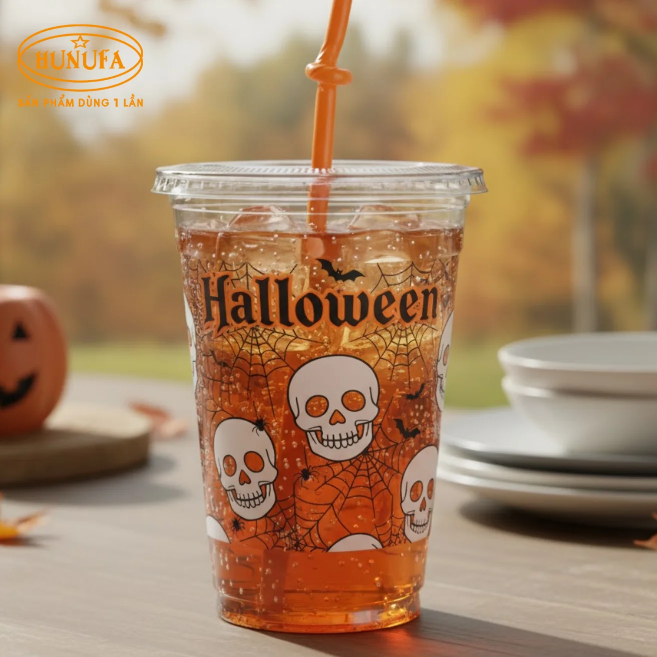 Ly nhựa Halloween