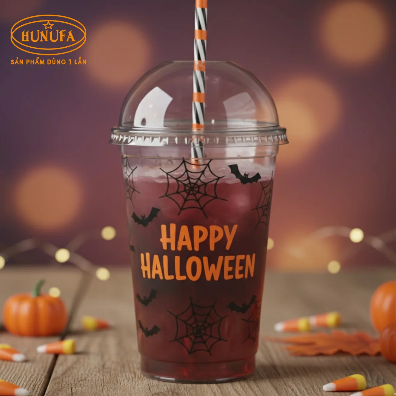 Ly nhựa Halloween