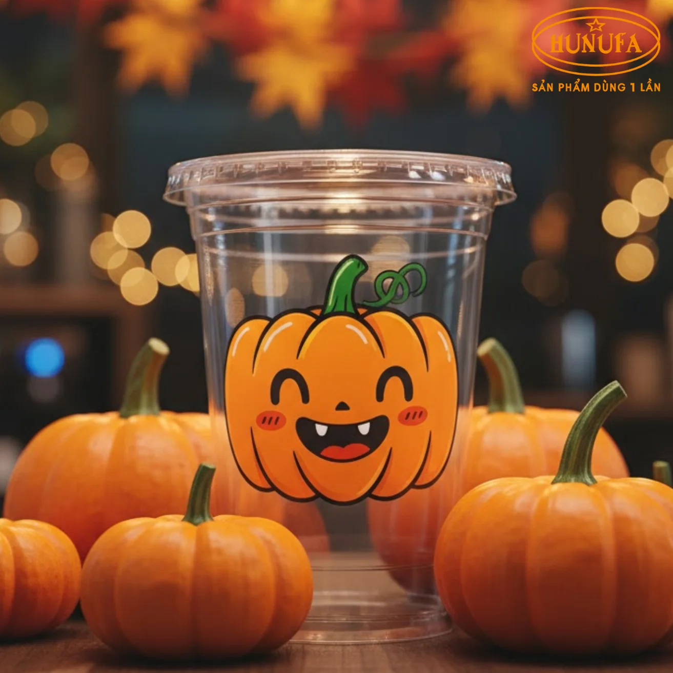 Ly nhựa Halloween