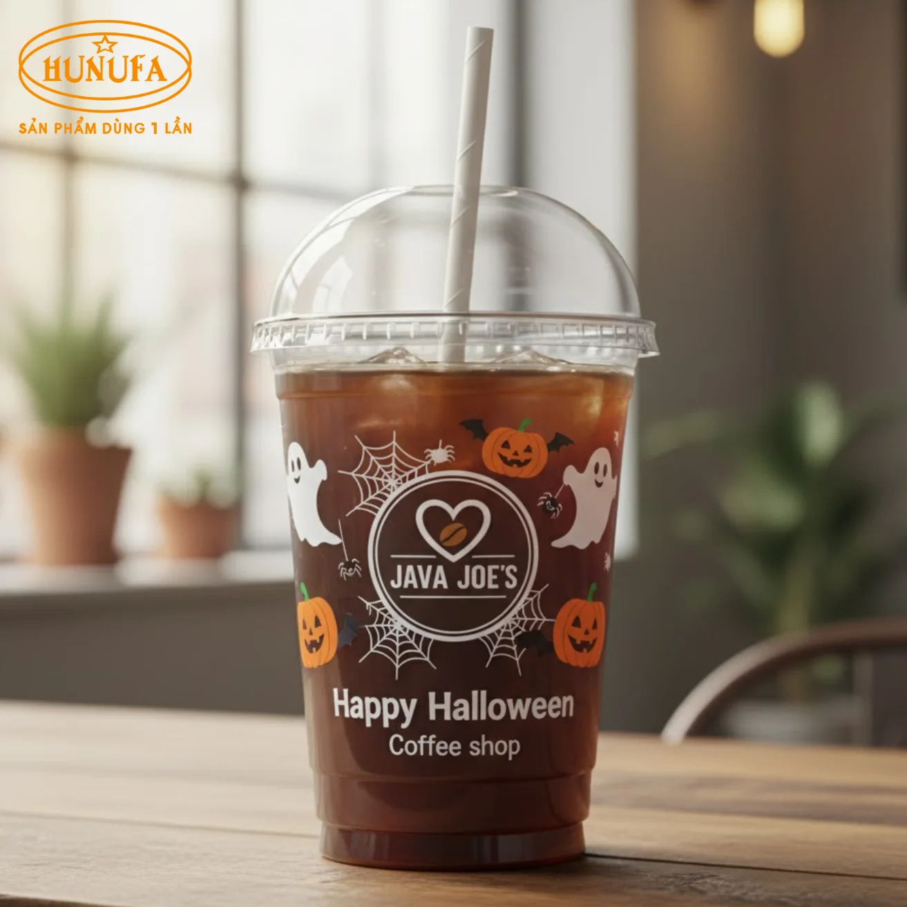 Ly nhựa Halloween