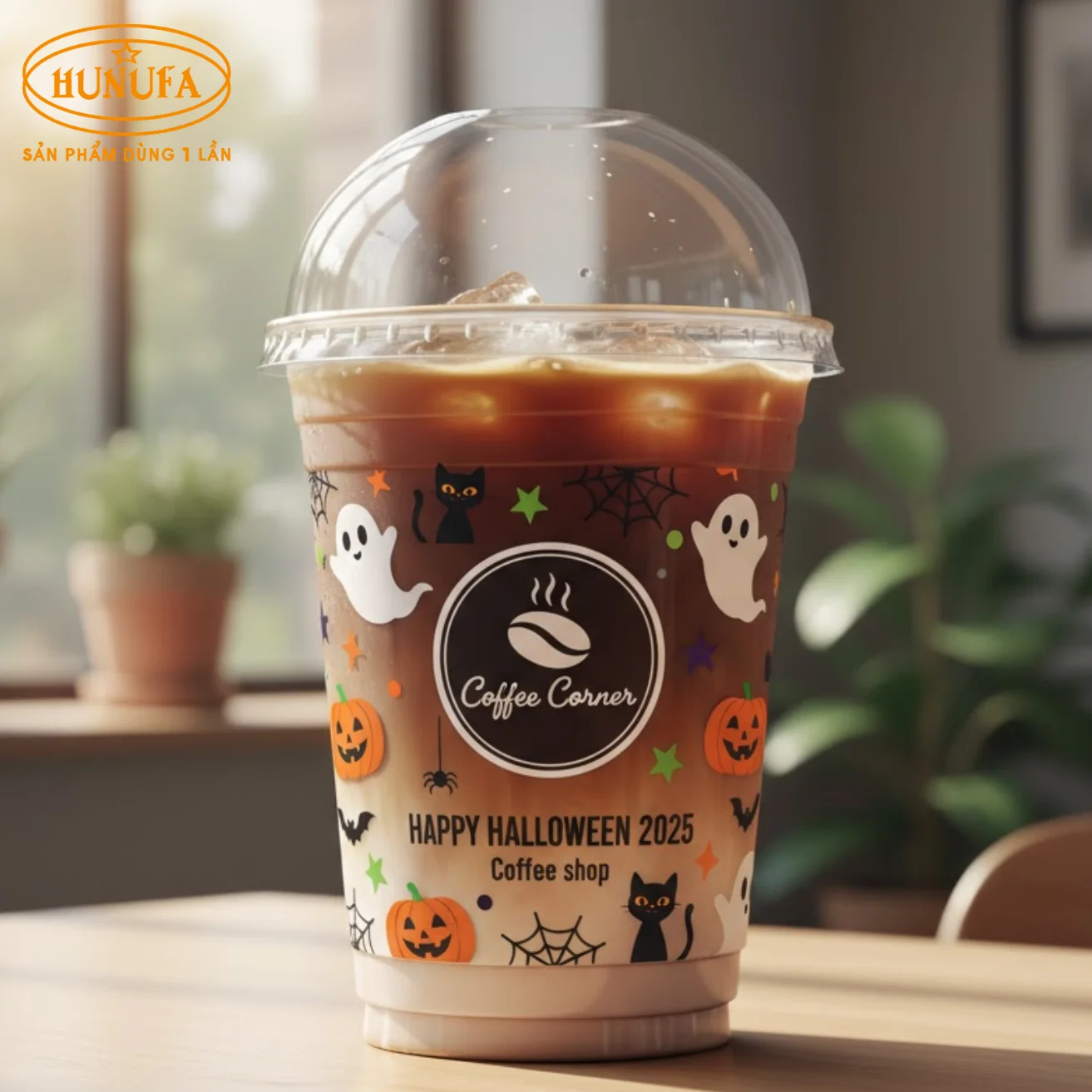 Ly nhựa Halloween