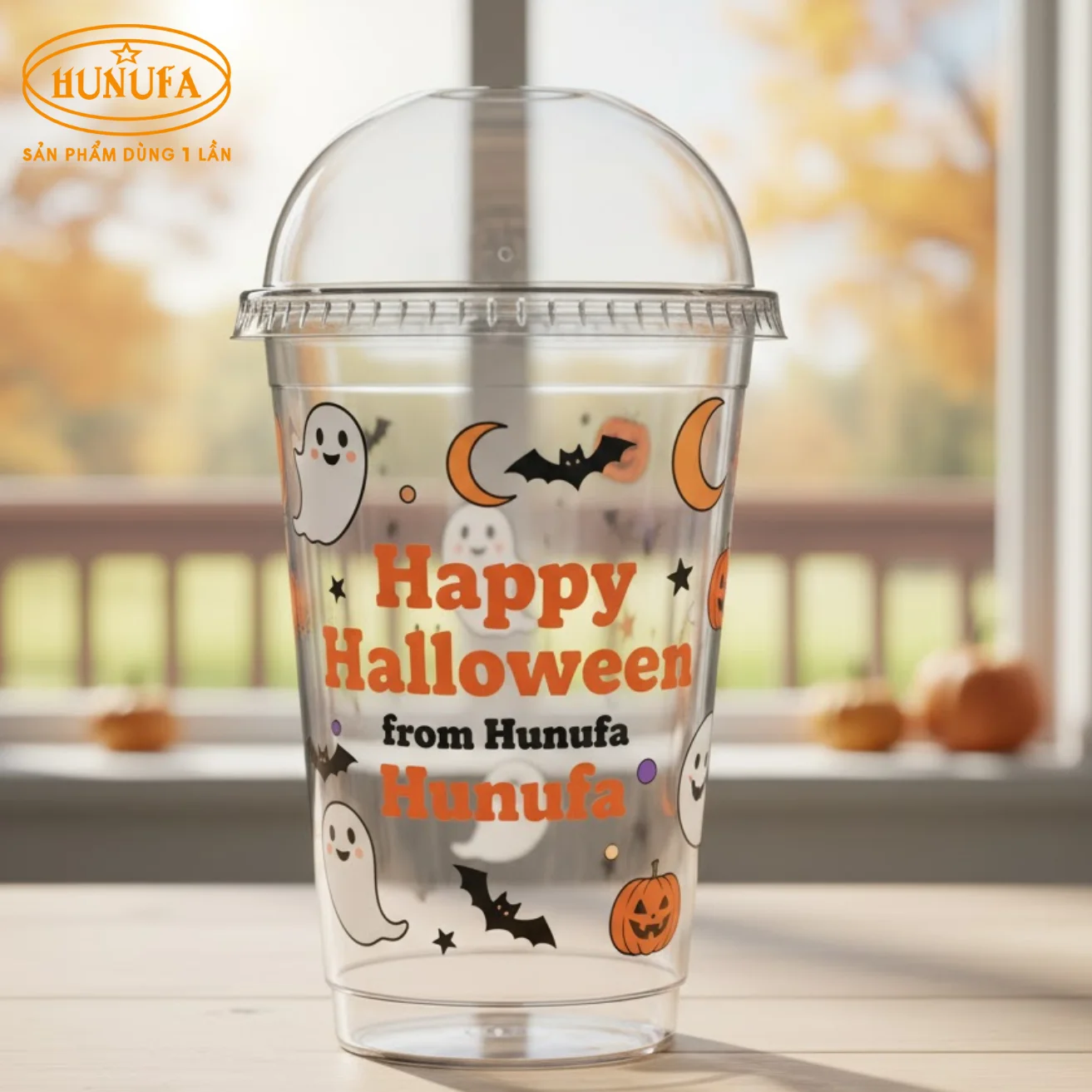 Ly nhựa Halloween