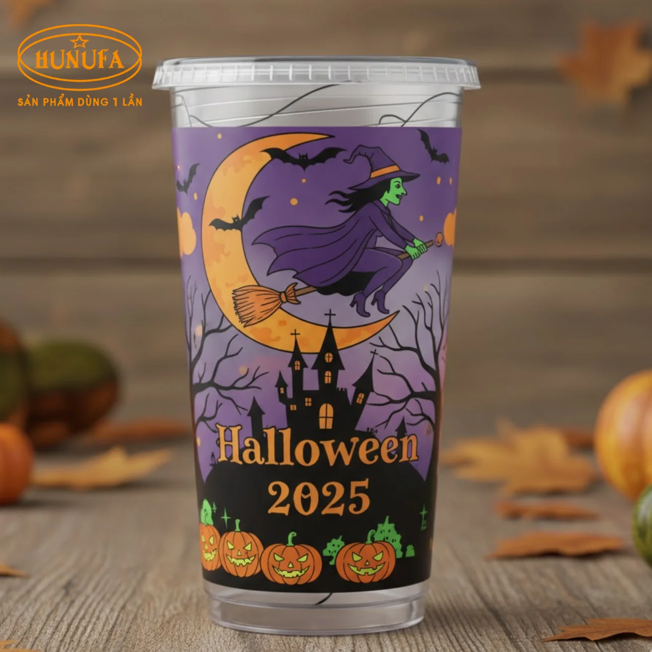 Ly nhựa Halloween