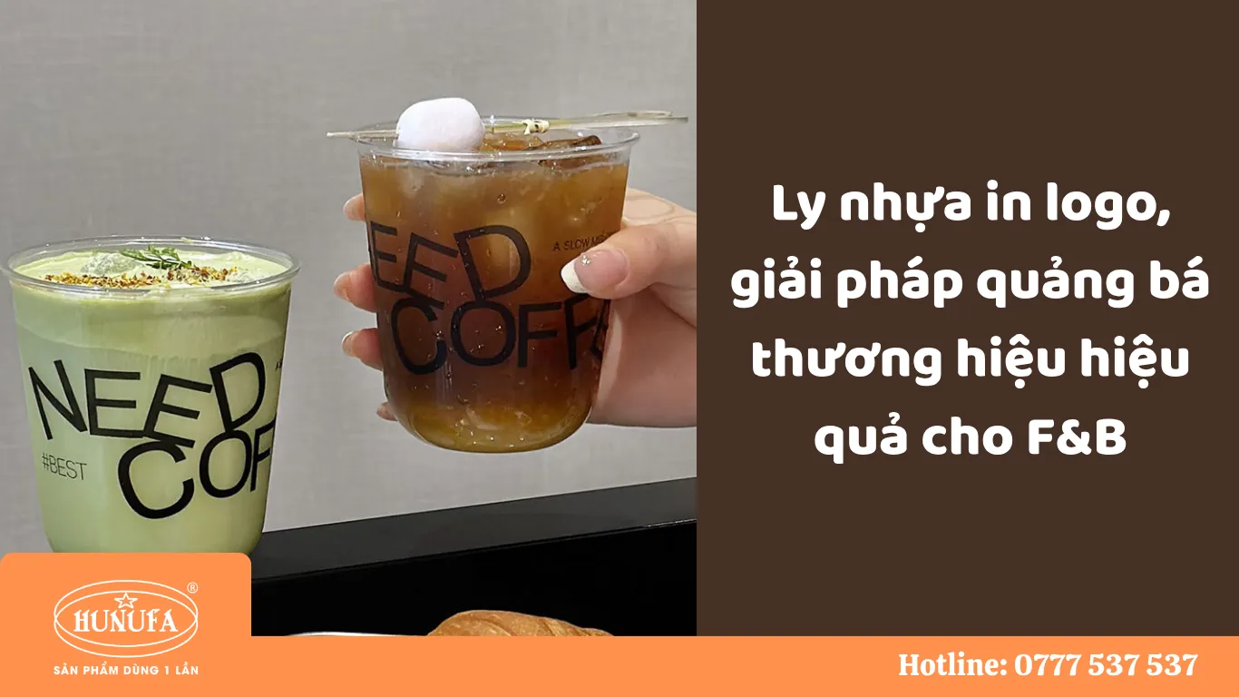 Ly nhựa in logo nâng tầm hình ảnh thương hiệu, tạo ấn tượng chuyên nghiệp và thu hút khách hàng.