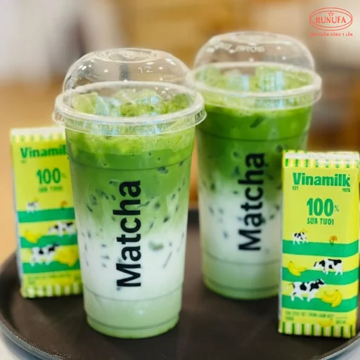 matcha sữa chuối