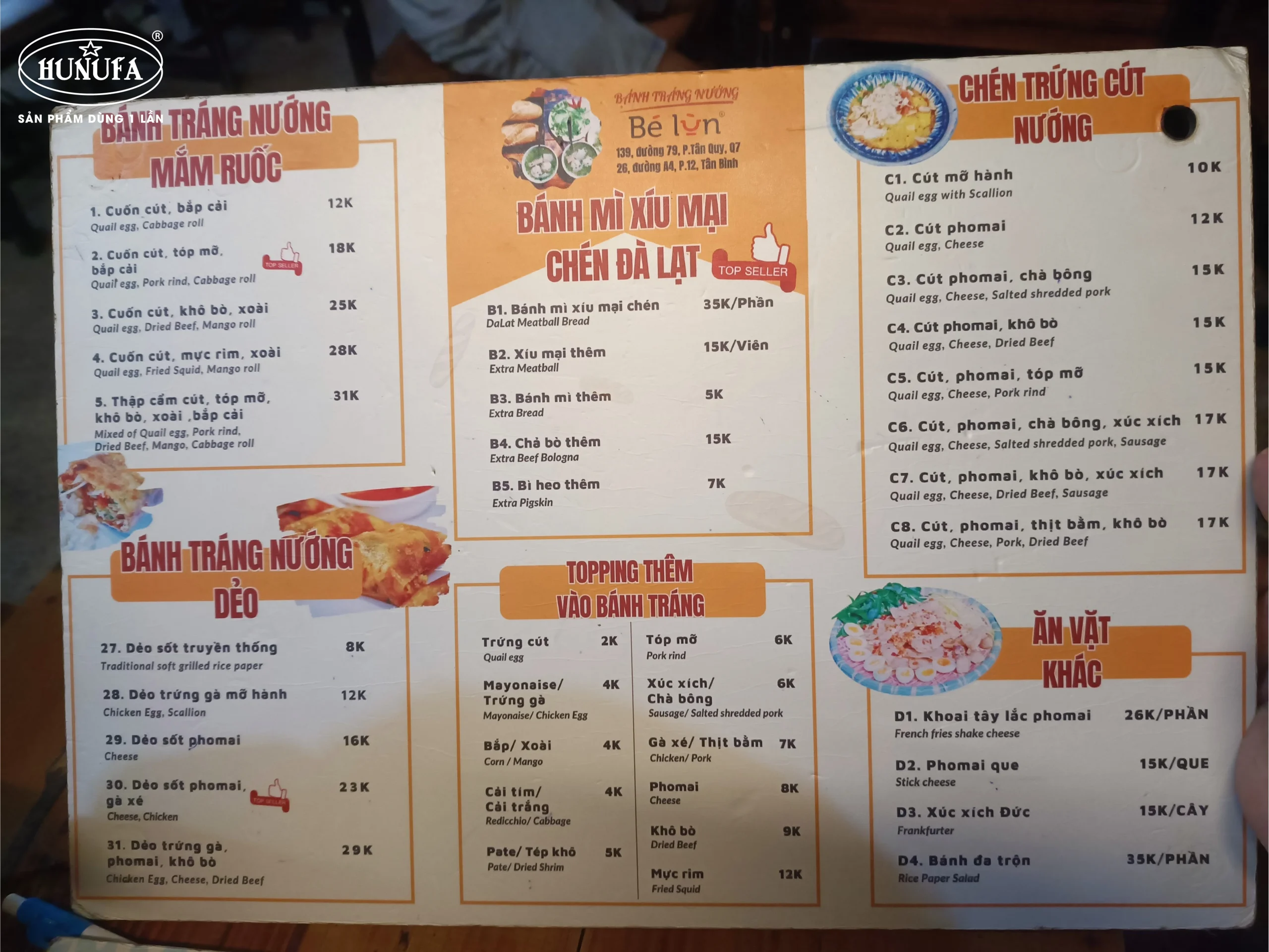 Mở quán ăn vặt cần bao nhiêu vốn