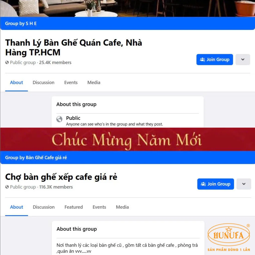 Thanh lý bàn ghế cafe cũ TPHCM