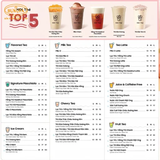 trà sữa koi món nào ngon nhất