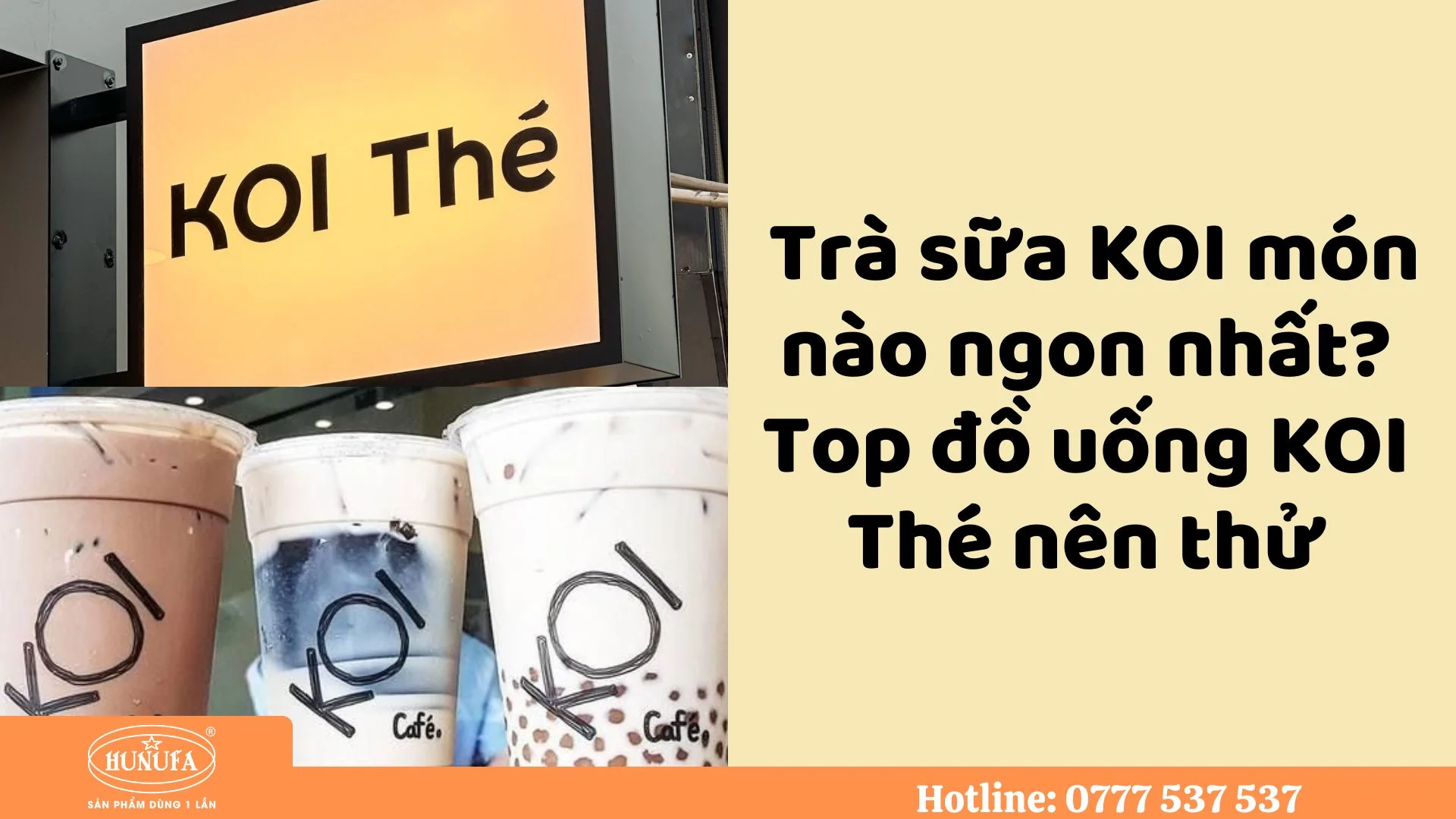 trà sữa koi món nào ngon nhất