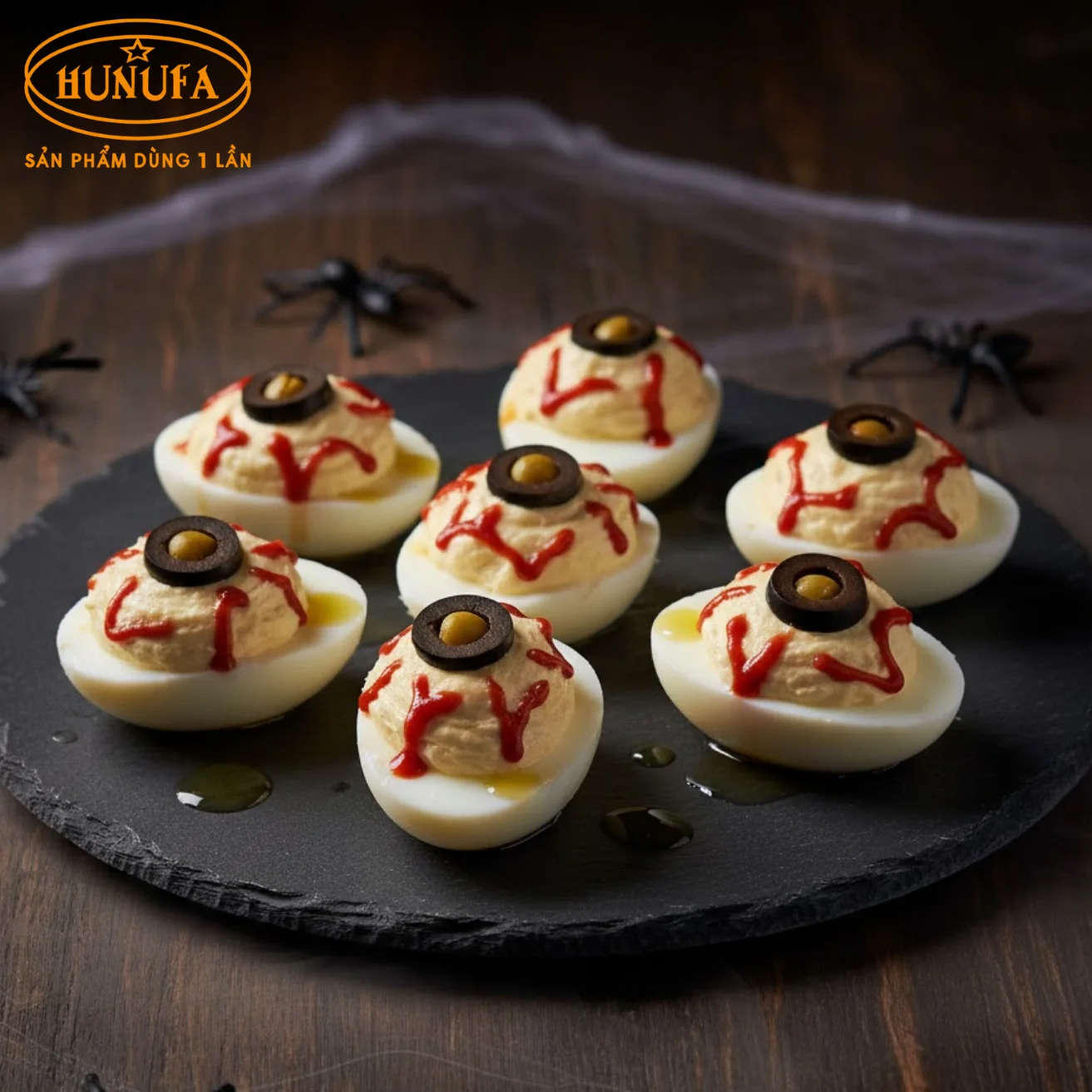 Trang trí món ăn Halloween