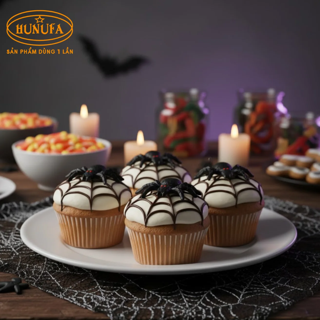 Trang trí món ăn Halloween