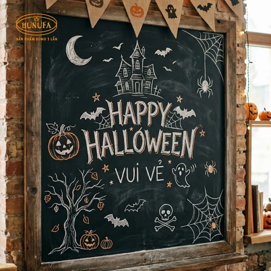 20+ Ý tưởng vẽ bảng trang trí Halloween ấn tượng cho mùa lễ hội