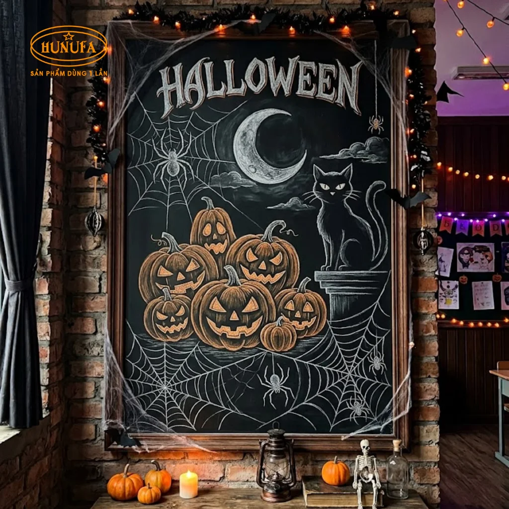 20+ Ý tưởng vẽ bảng trang trí Halloween ấn tượng cho mùa lễ hội