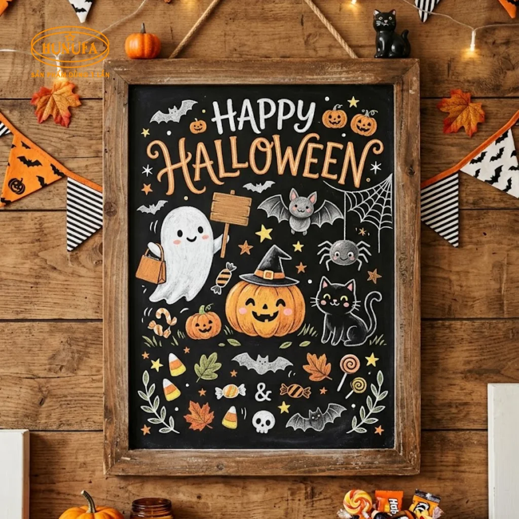 20+ Ý tưởng vẽ bảng trang trí Halloween ấn tượng cho mùa lễ hội