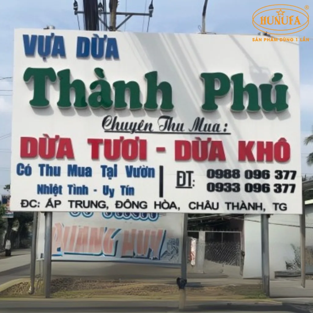 vựa dừa xiêm Bến Tre