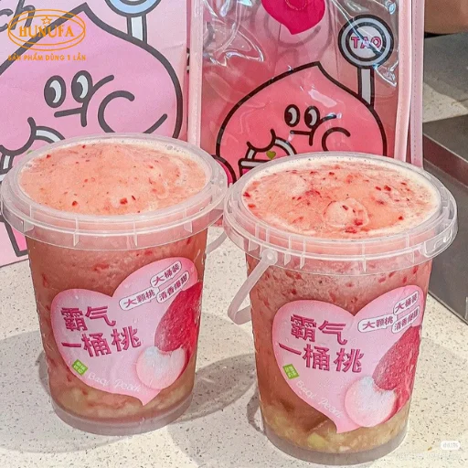 xô đựng trà sữa