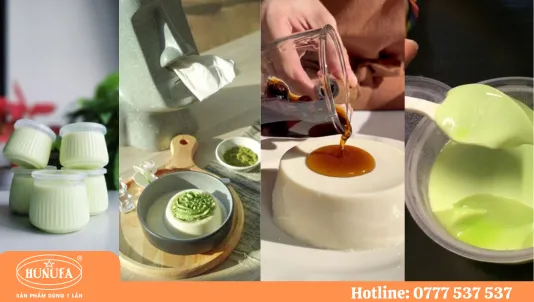 Hai loại tàu hủ tươi và tàu hủ Singapore