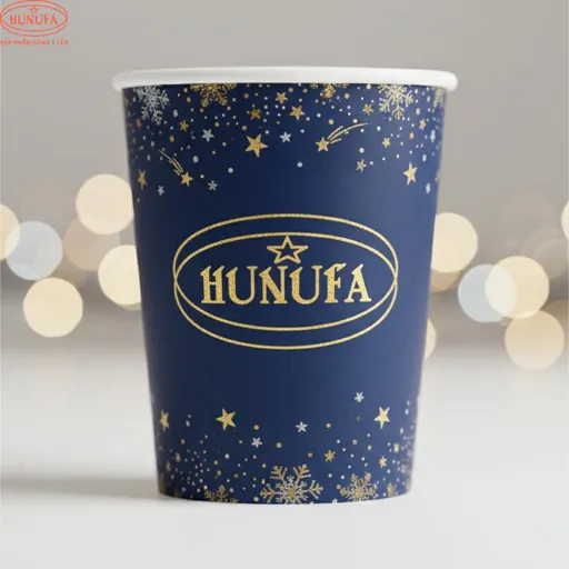 Hình ảnh mẫu ly giấy được tặng làm quà lưu niệm có in logo