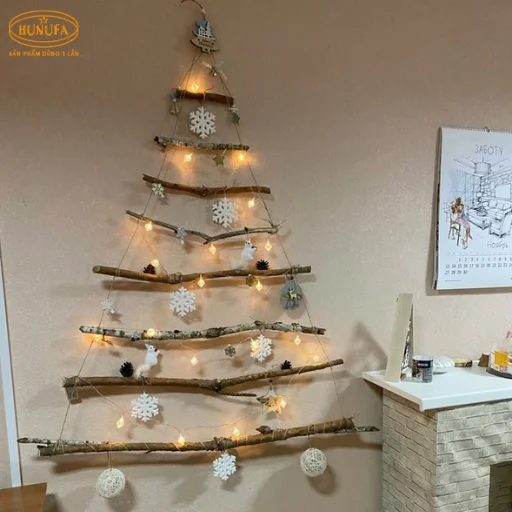 cách làm cây thông noel tại nhà