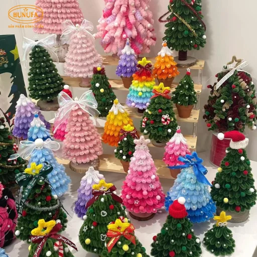 cách làm cây thông noel tại nhà