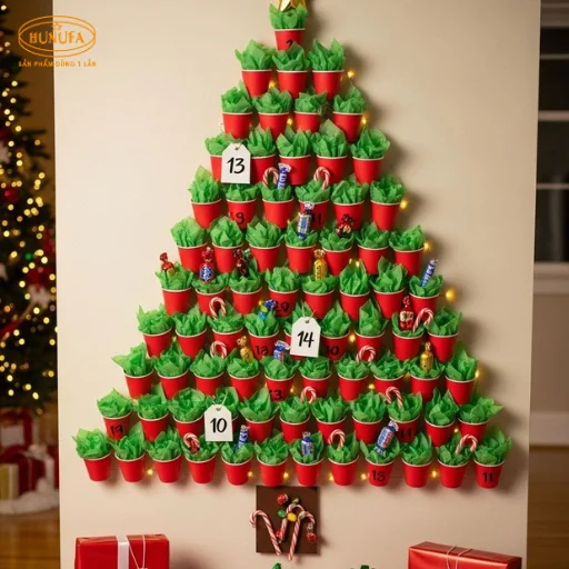 cách làm cây thông noel tại nhà