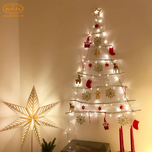 cách làm cây thông noel tại nhà