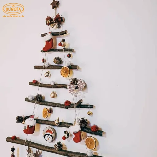 cách làm cây thông noel tại nhà