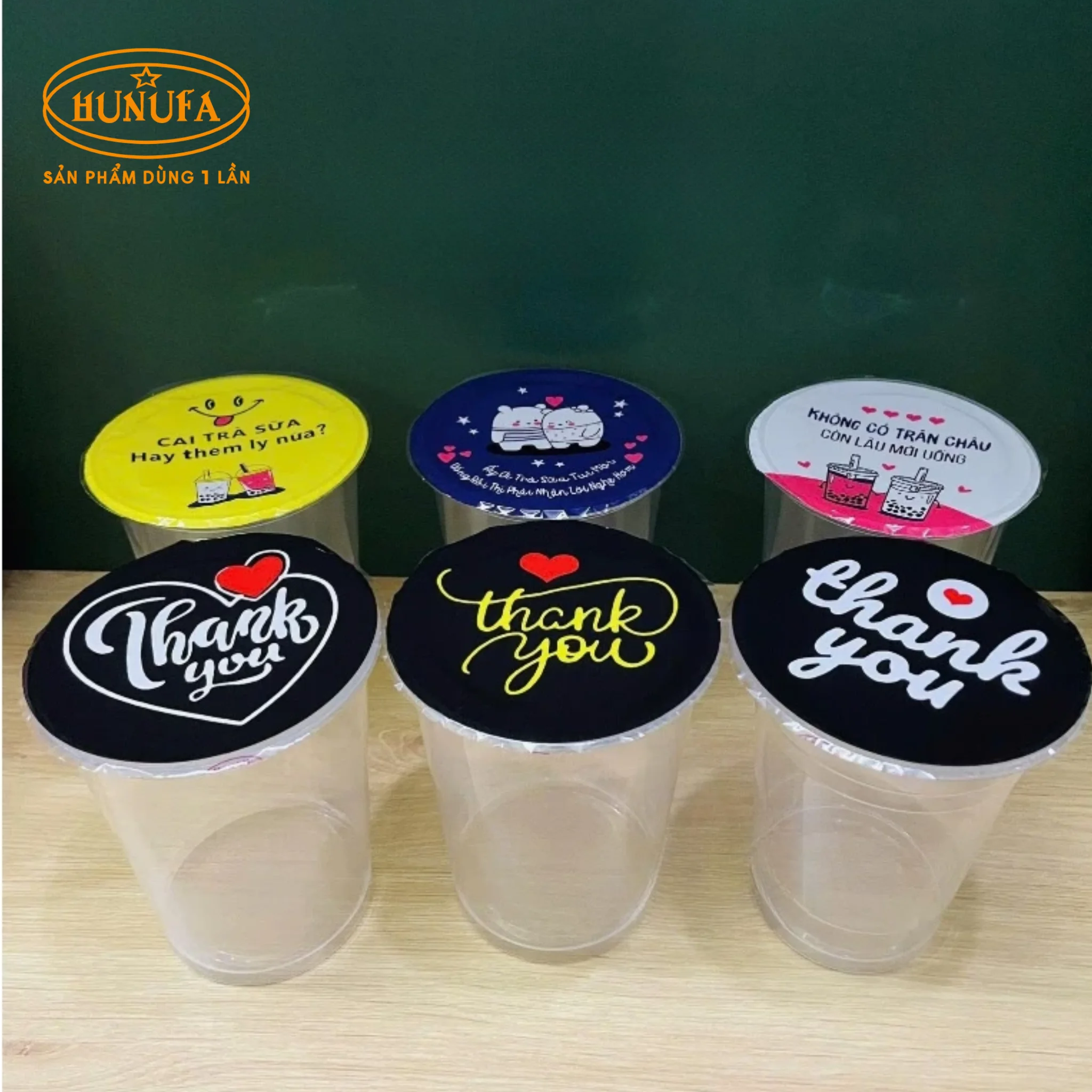 In cuộn màng ép ly, logo dập ly trà sữa đẹp, giá sỉ