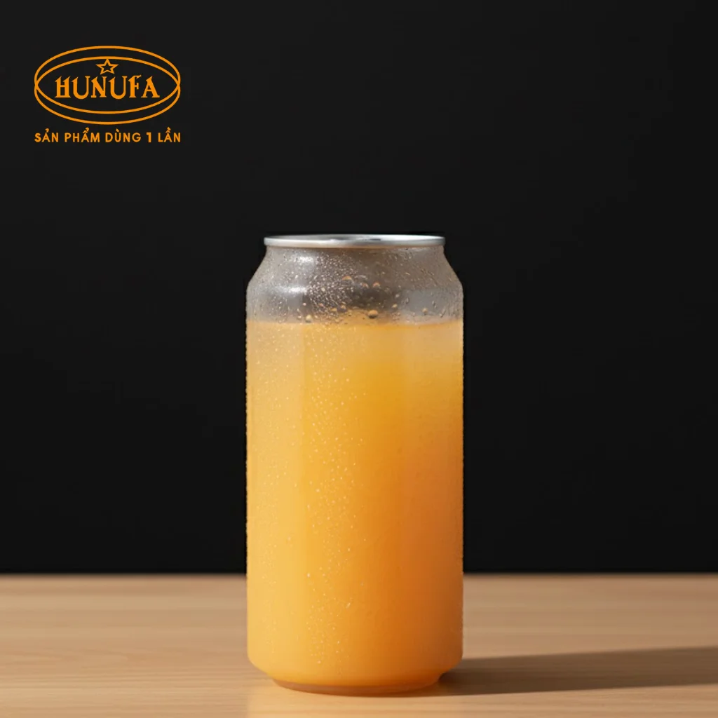 Lon nhựa PET nắp nhôm 