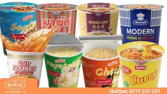 99+ Mẫu ly mì cao cấp, chất liệu giấy, nhựa in logo theo yêu cầu