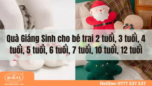 Quà Giáng Sinh cho bé trai 2 tuổi, 3 tuổi, 4 tuổi, 5 tuổi, 6 tuổi, 7 tuổi, 10 tuổi, 12 tuổi