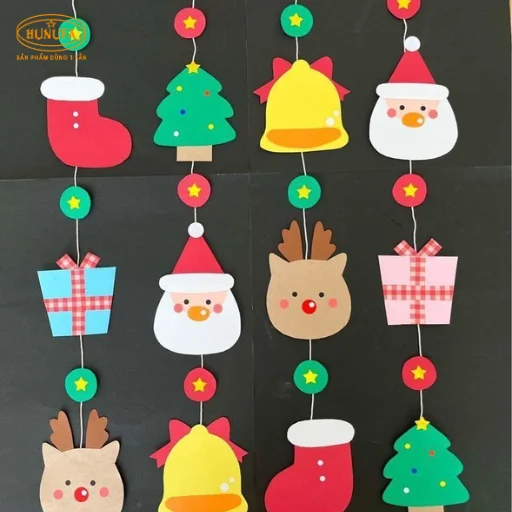 trang trí noel mầm non đơn giản