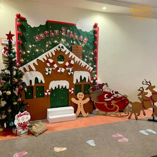 trang trí noel mầm ngon đơn giản