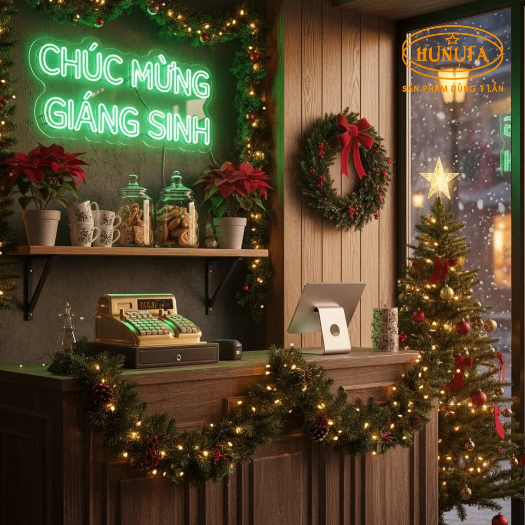 Top 10 cách trang trí Noel nhà hàng, quán ăn đẹp, độc lạ thu hút khách