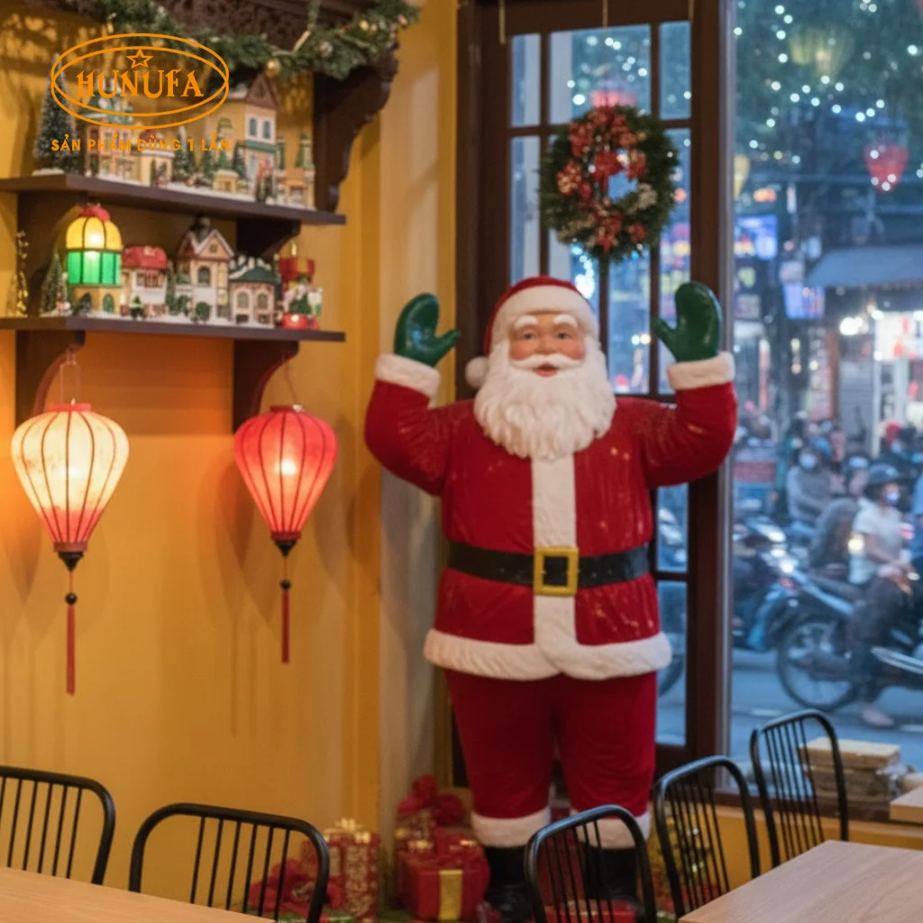 Top 10 cách trang trí Noel nhà hàng, quán ăn đẹp, độc lạ thu hút khách