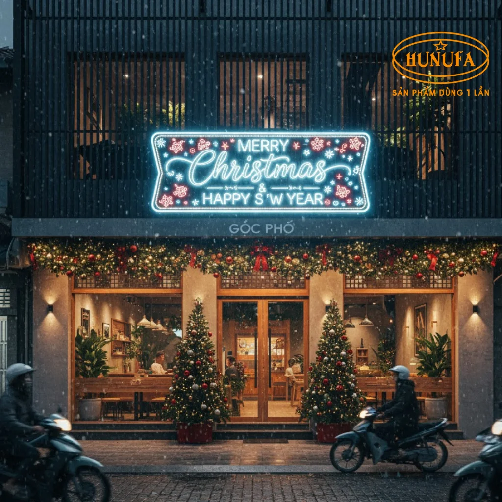 Top 10 cách trang trí Noel nhà hàng, quán ăn đẹp, độc lạ thu hút khách