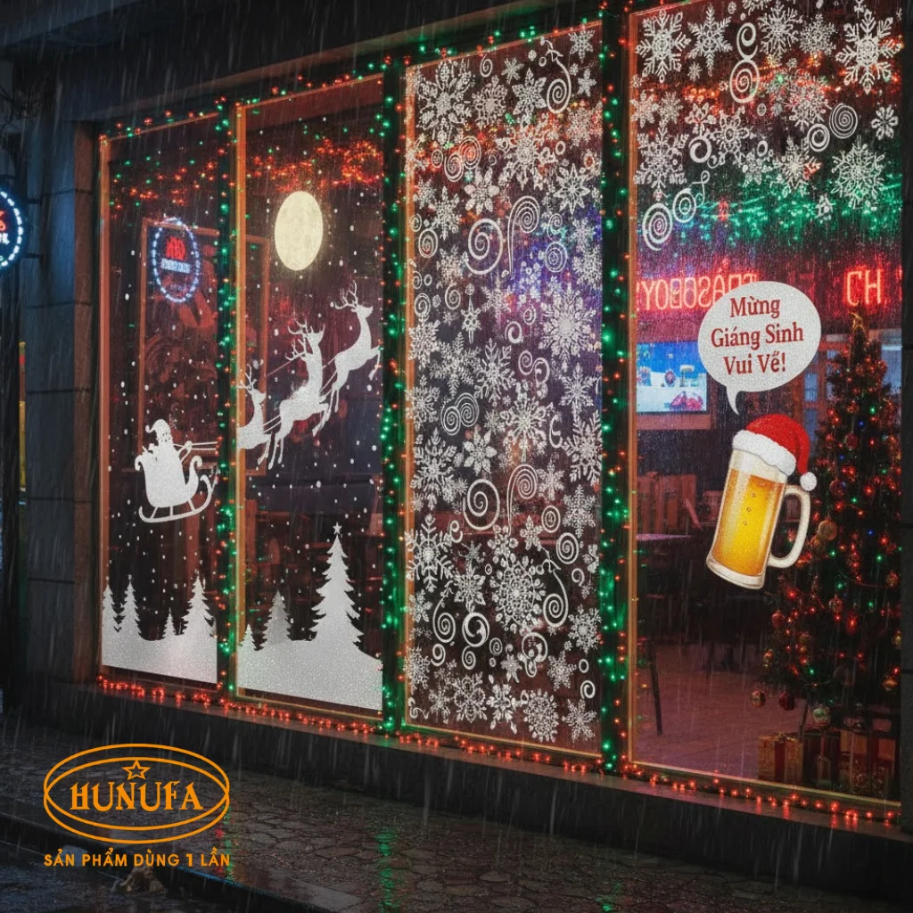 10 Ý tưởng trang trí Noel quán bar, quán nhậu đẹp, đơn giản, độc lạ