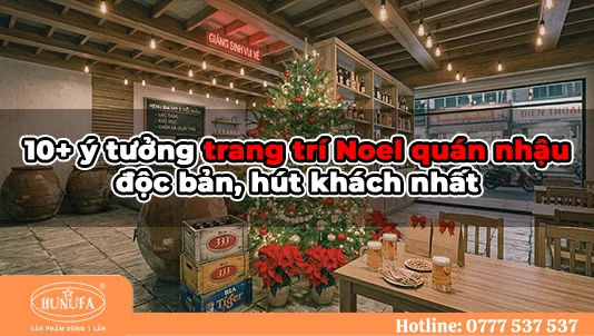 trang trí Noel quán nhậu